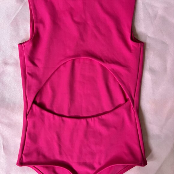 hot pink express body contour bodysuit - Picture 1 of 2